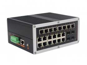 網管工業級 千兆4光20電-SFP